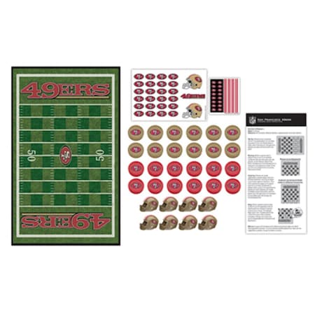 Masterpieces San Francisco 49Ers Checkers Puzzle 41454